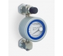 Metal tube flow meter